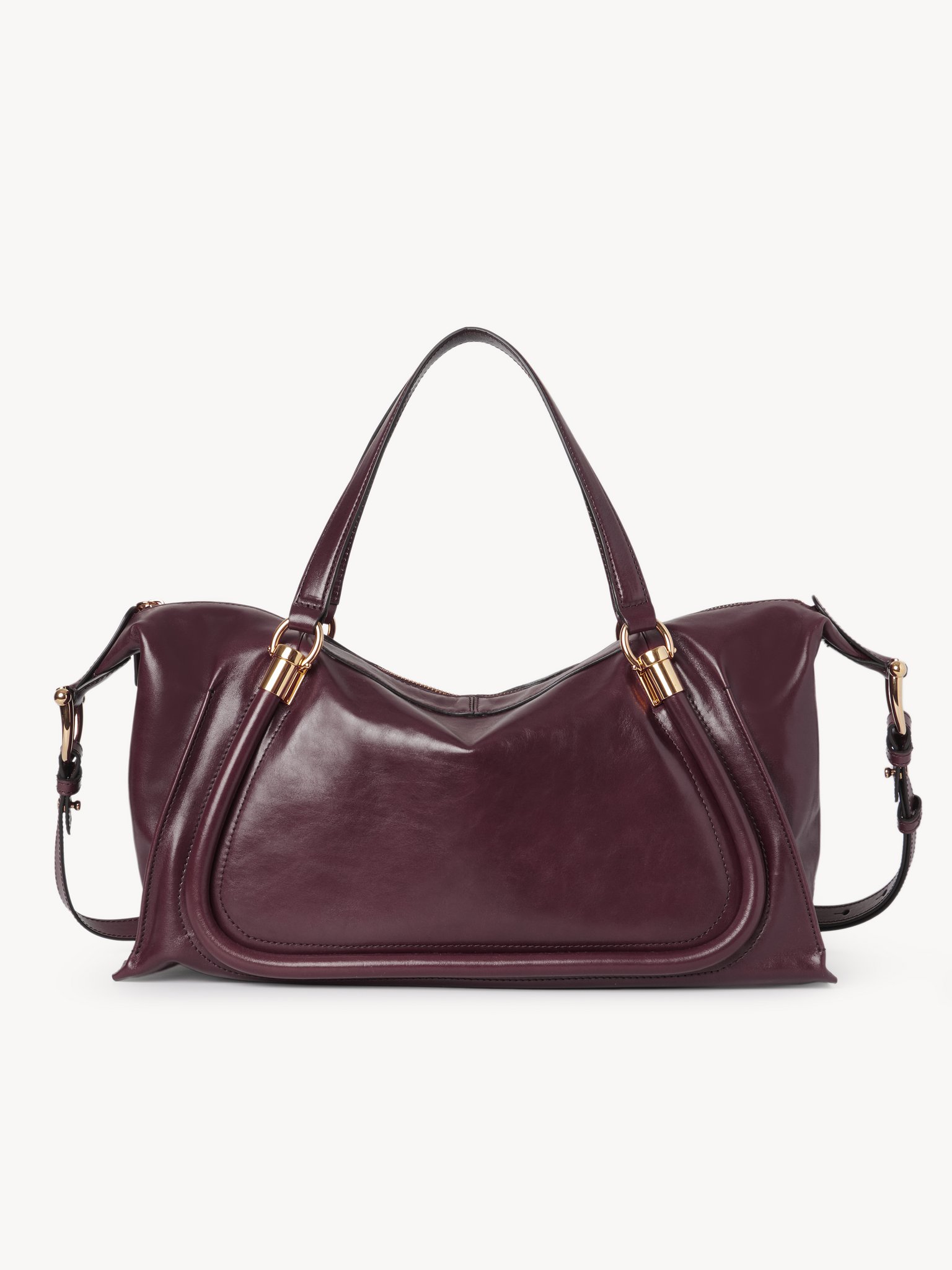 Paraty 24 bag in shiny leather Natural shiny calfskin
Dimness Purple Top view of the product