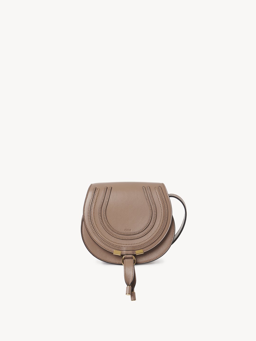 Chloé シャイニーレザー製スモールMarcieサドルバッグ | Chloé JP