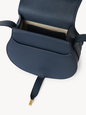 Small Marcie saddle bag in grained leather Grained calfskin
Tapestry Blue 