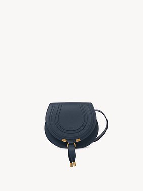 Small Marcie saddle bag in grained leather Grained calfskin
Tapestry Blue