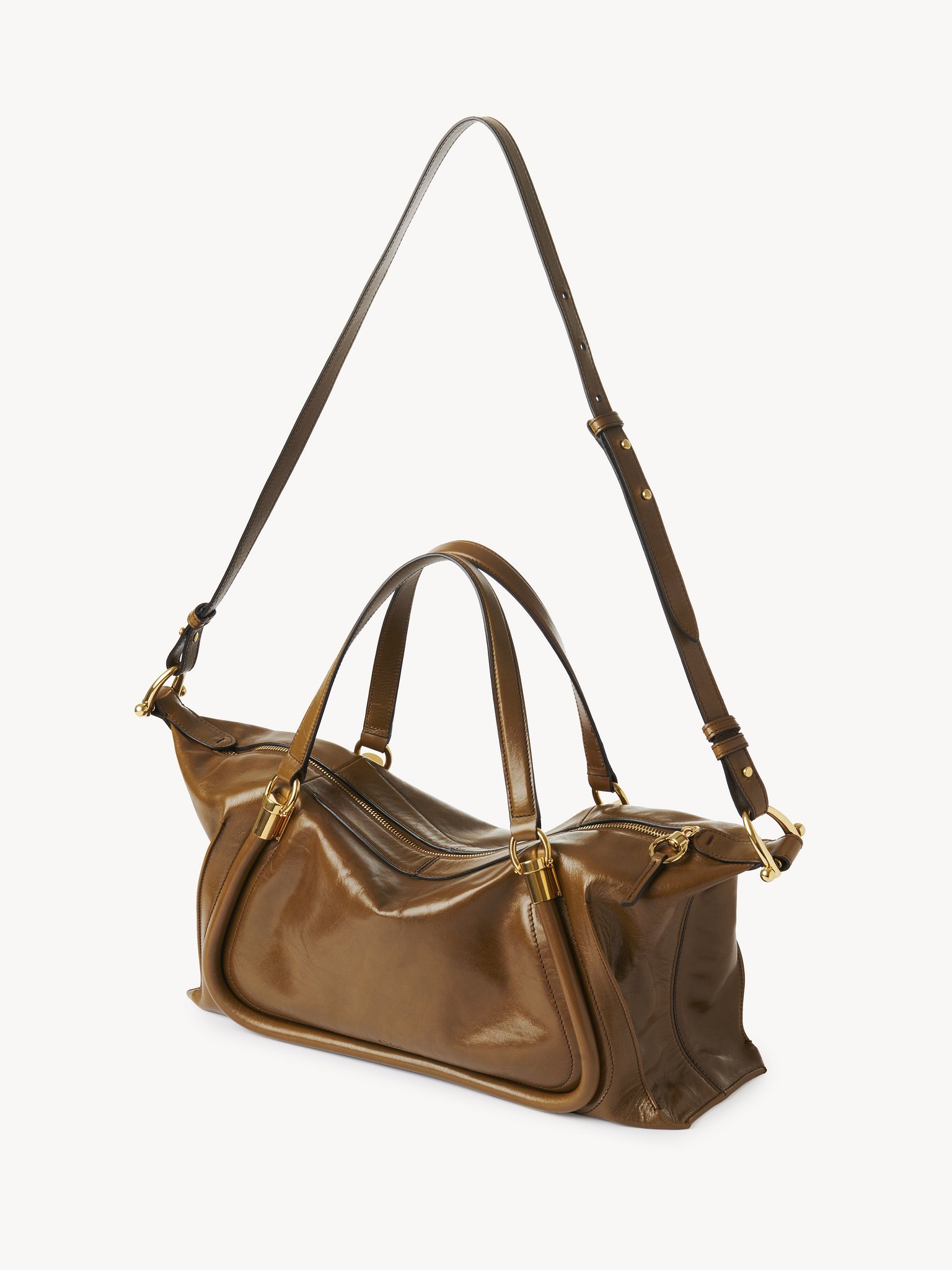 Paraty 24 bag in shiny leather Natural shiny calfskin
Bronze Brown Product detail