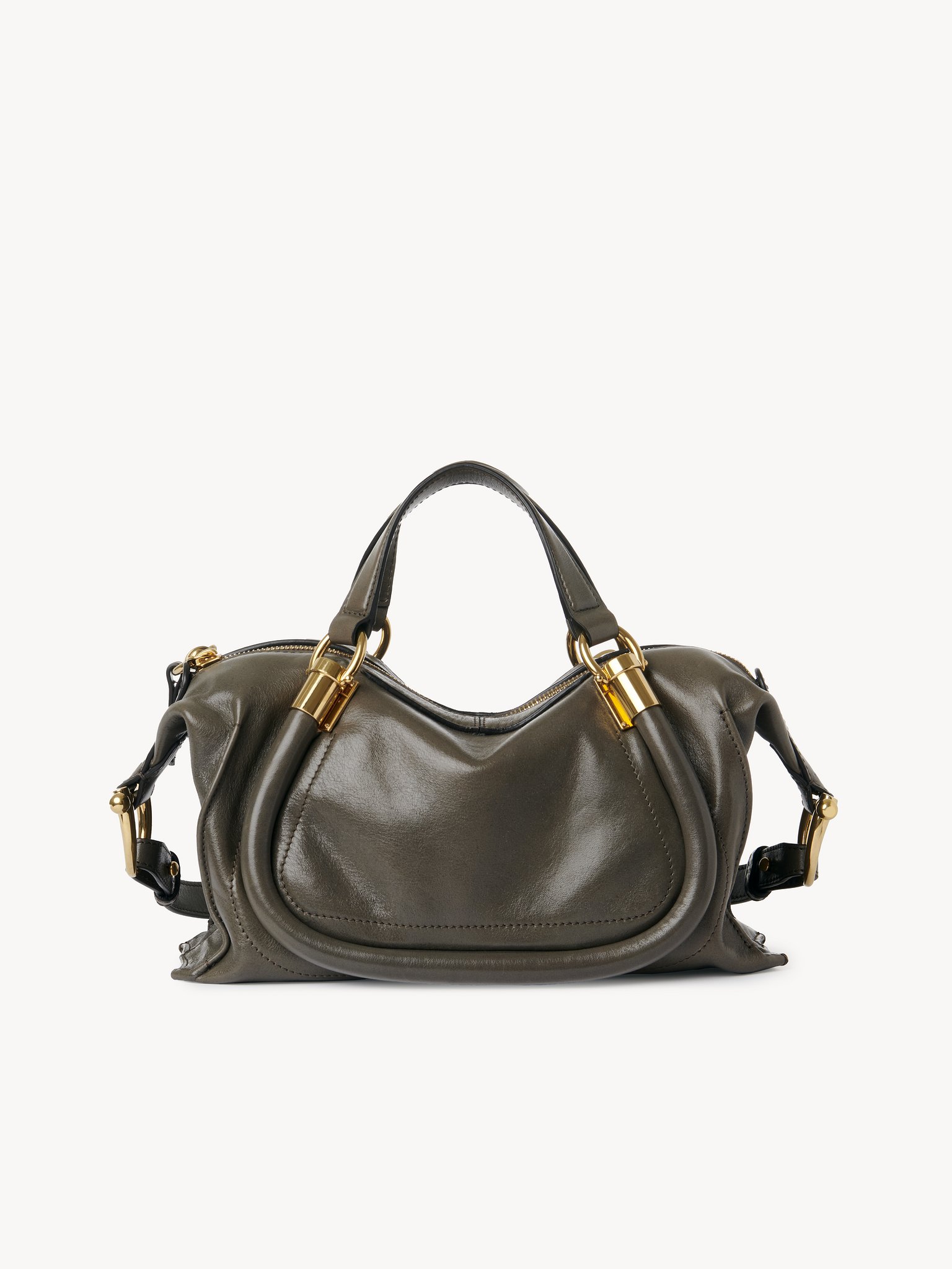 Small Paraty 24 bag in shiny leather Natural shiny calfskin
Flannel Grey Top view of the product