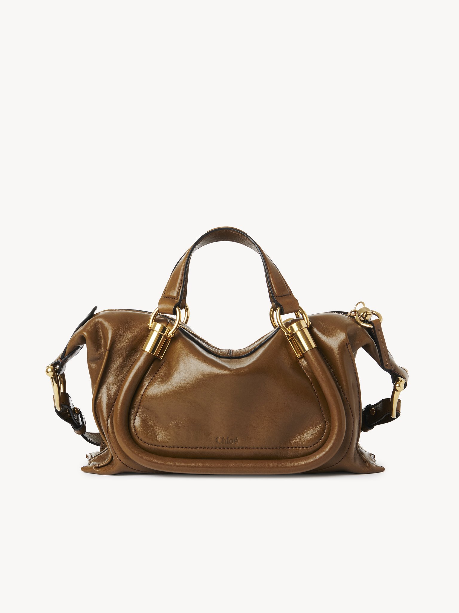 Small Paraty 24 bag in shiny leather Natural shiny calfskin
Bronze Brown