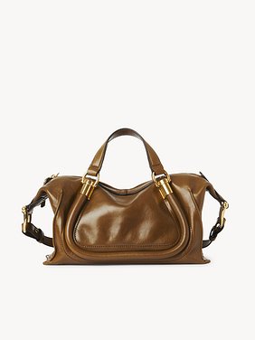 Small Paraty 24 bag in shiny leather Natural shiny calfskin
Bronze Brown Top view of the product