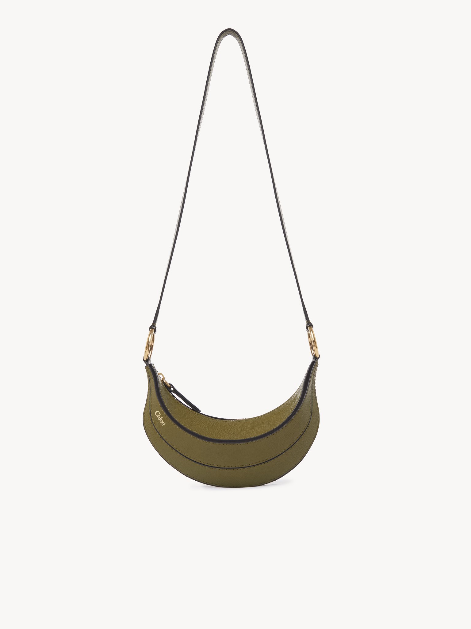 Banana cross-body bag in grained leather Shiny grained calfskin
Sweet Khaki