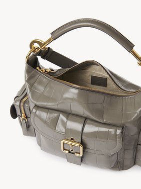 Camera bag in croco-effect leather Croco-effect calfskin
Urban Grey 