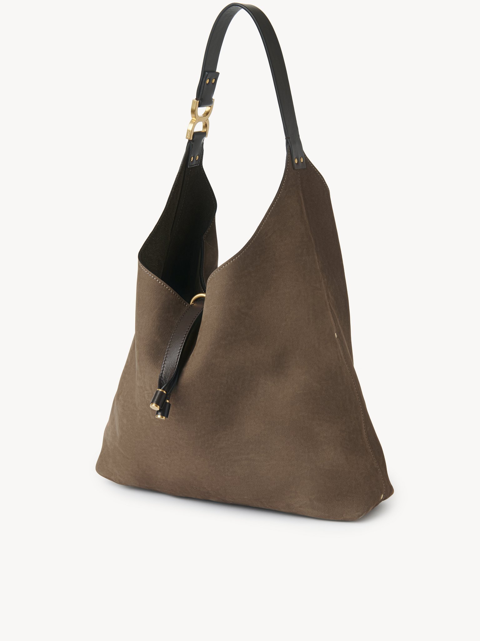 Marcie hobo bag in nubuck leather Nubuck calfskin
Flannel Grey Product detail