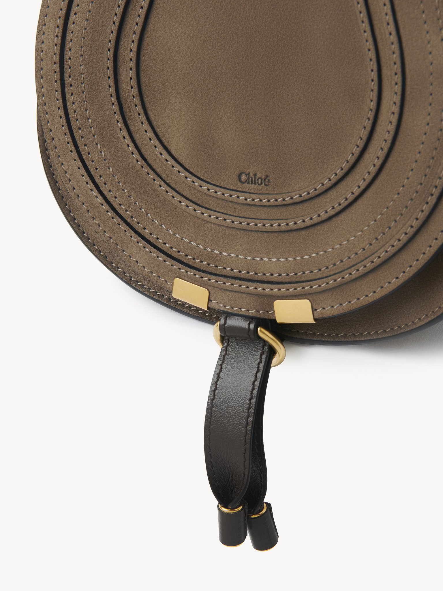 Small Marcie saddle bag in nubuck leather Nubuck calfskin
Flannel Grey 