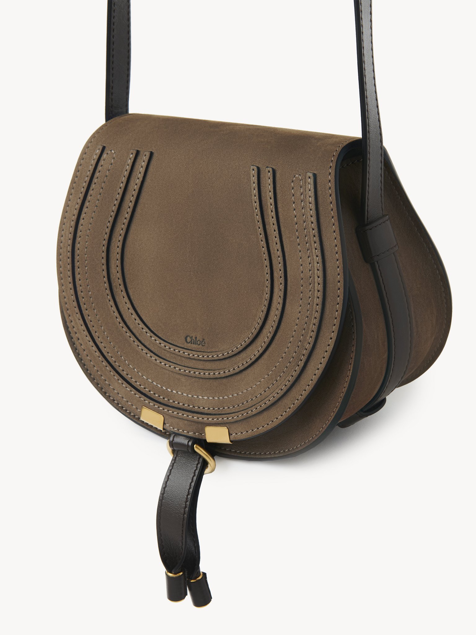 Small Marcie saddle bag in nubuck leather Nubuck calfskin
Flannel Grey Product detail