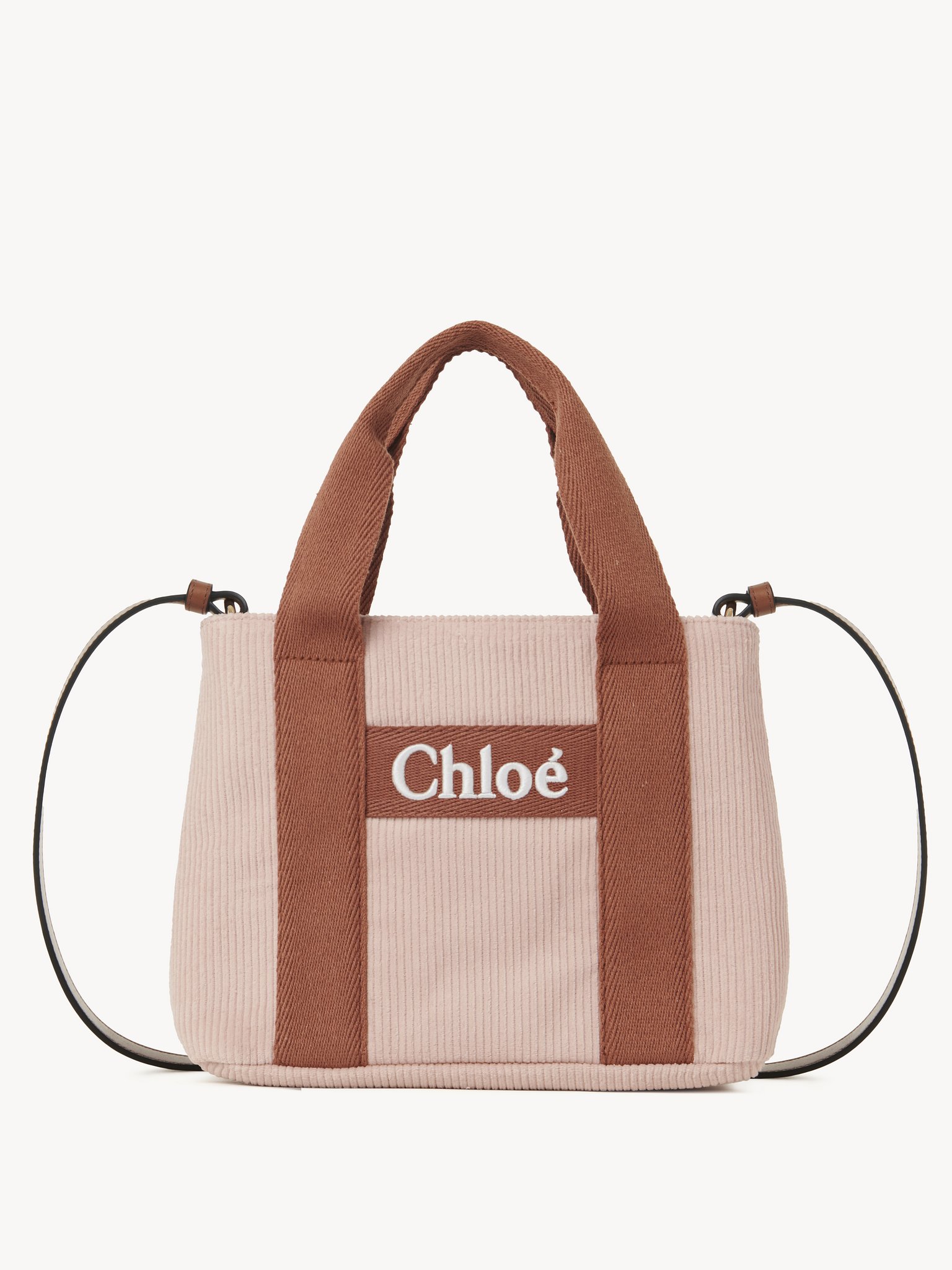 Chloé shoulder bag Cotton corduroy
Pale Pink