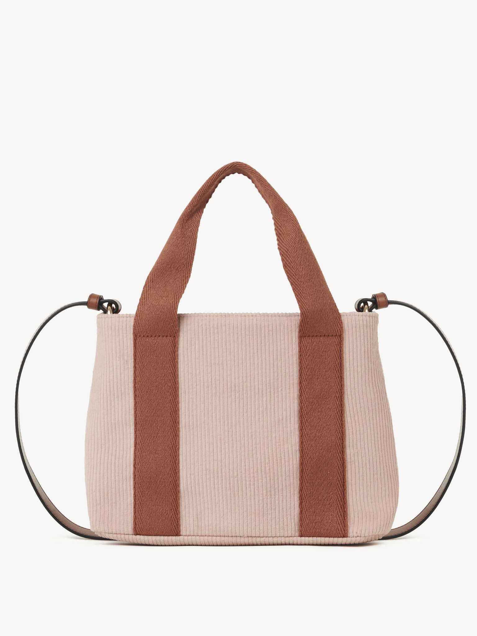 Chloé shoulder bag Cotton corduroy
Pale Pink Back view of the product