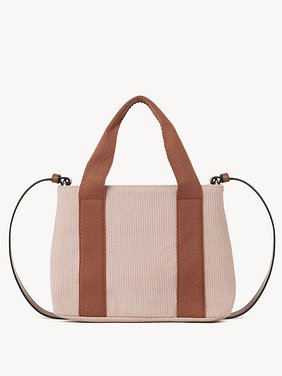 Chloé shoulder bag Cotton corduroy
Pale Pink Back view of the product