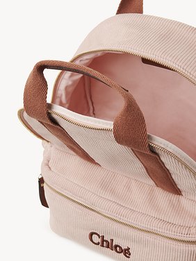 Chloé backpack Cotton corduroy
Pale Pink Product detail