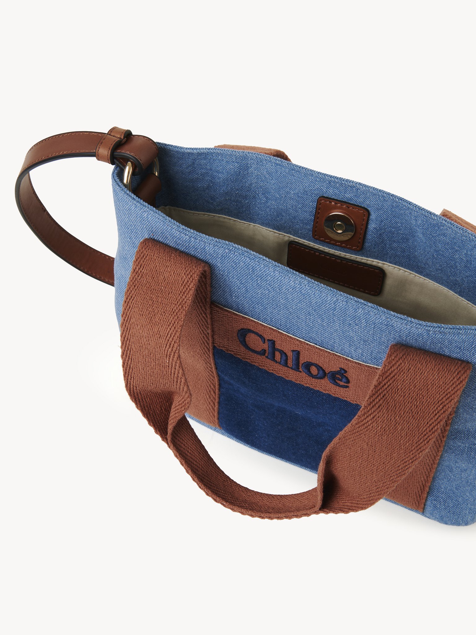 Chloé shoulder bag Cotton denim
Denim Blue Product detail