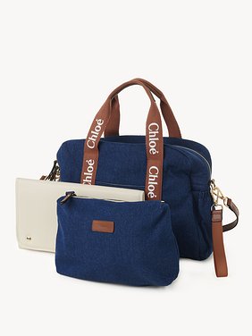 Changing bag Organic cotton
Denim Blue Product detail