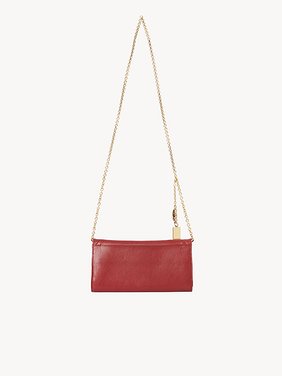 Chloé Spin flap wallet on chain in grained leather Grained buffalo leather
Red Flame 