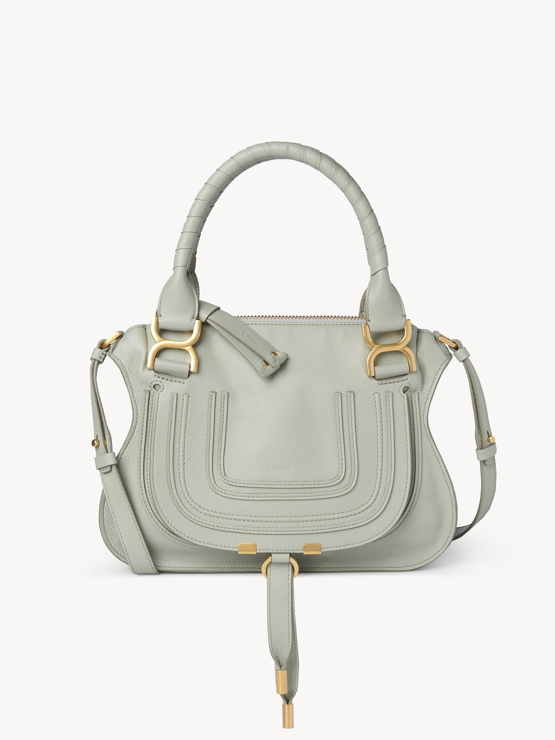 Chloé Small Marcie Bag In Grained Leather | Chloé GE