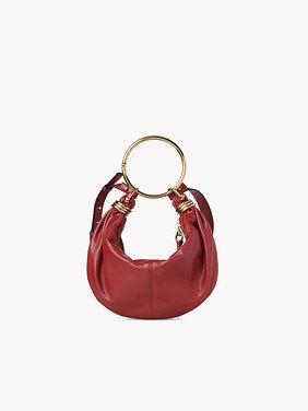 Small Bracelet Hobo bag in grained leather Shiny grained calfskin
Red Flame