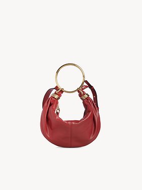 Small Bracelet hobo bag in grained leather Shiny grained calfskin
Red Flame Top view of the product