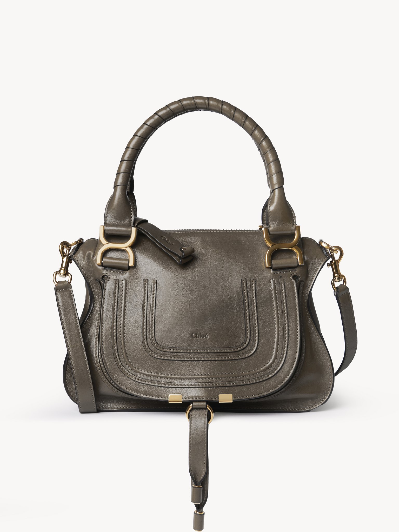 Small Marcie bag in shiny leather Shiny calfskin
Flannel Grey