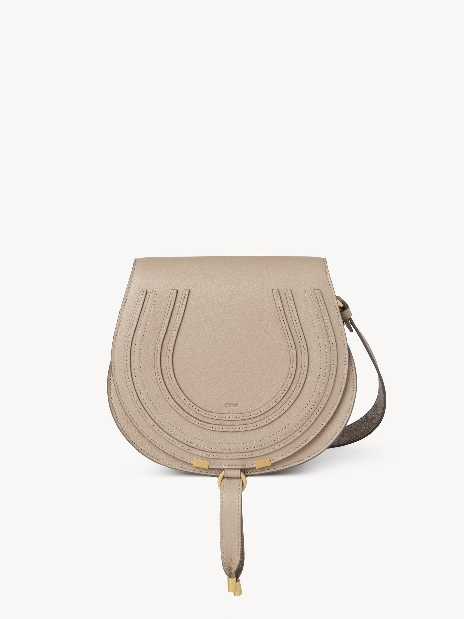 Marcie saddle bag in grained leather Grained calfskin
Boyish Brown