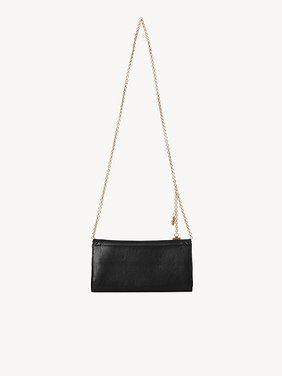 Chloé Spin flap wallet on chain in grained leather Grained buffalo leather
Black Top view of the product