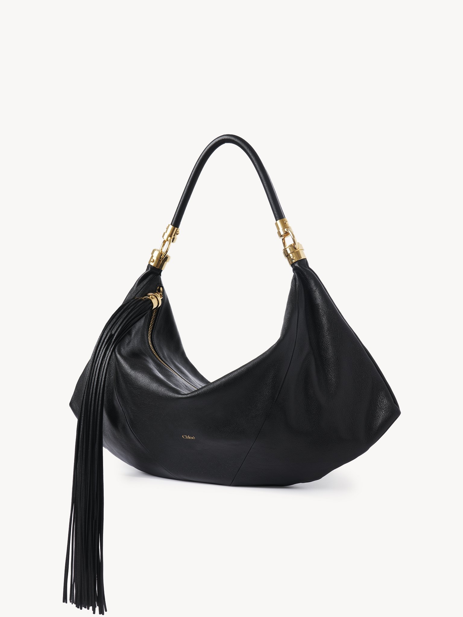 Chloé Foulard shoulder bag in grained leather Grained buffalo leather
Black Product detail