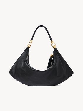 Chloé Foulard shoulder bag in grained leather Grained buffalo leather
Black 