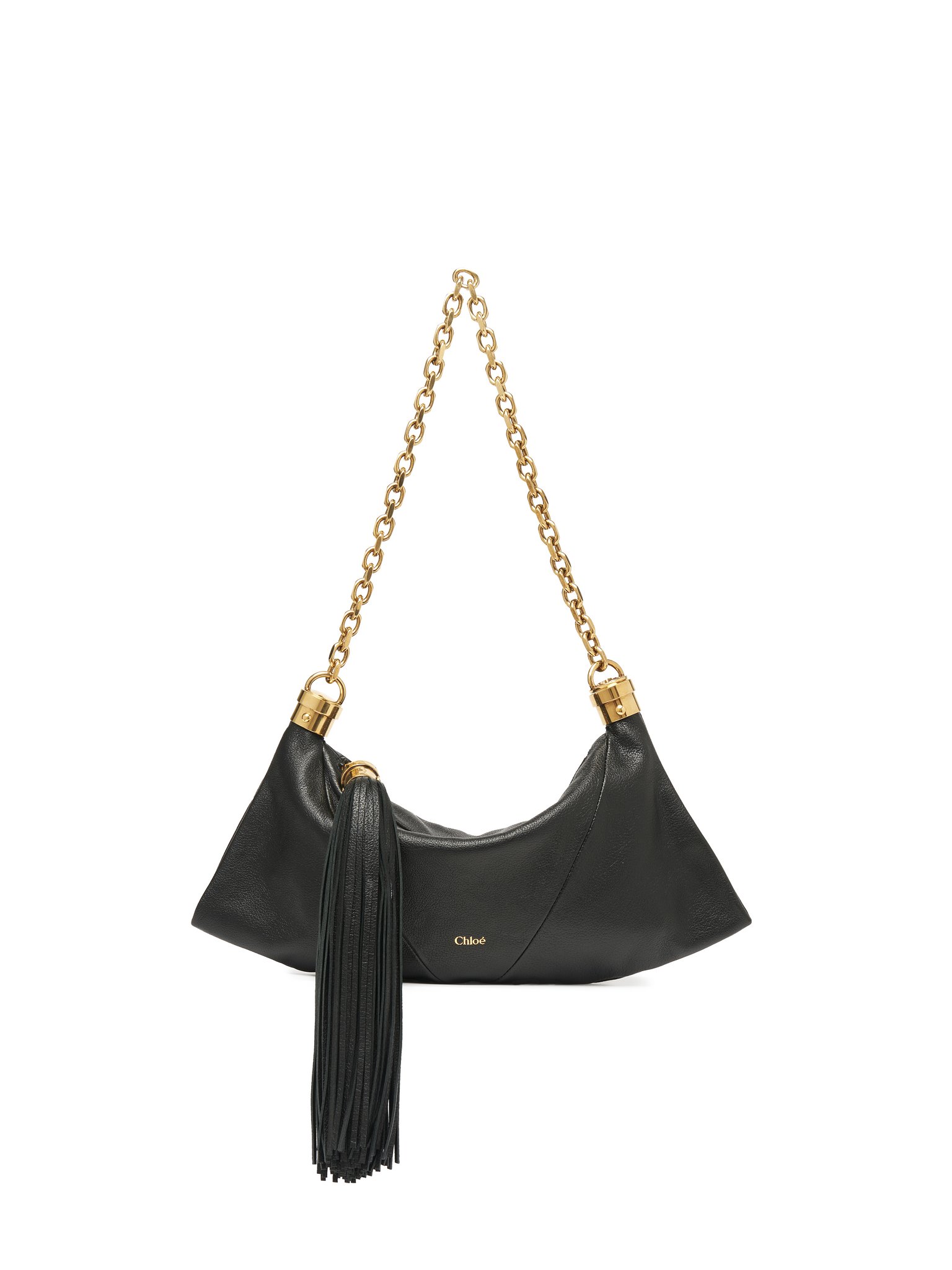 Small Chloé Foulard shoulder bag in grained leather Grained buffalo leather
Black Preview of the product in the shopping bag