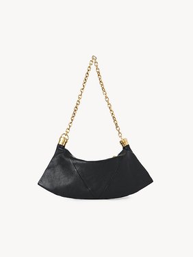 Small Chloé Foulard shoulder bag in grained leather Grained buffalo leather
Black Top view of the product