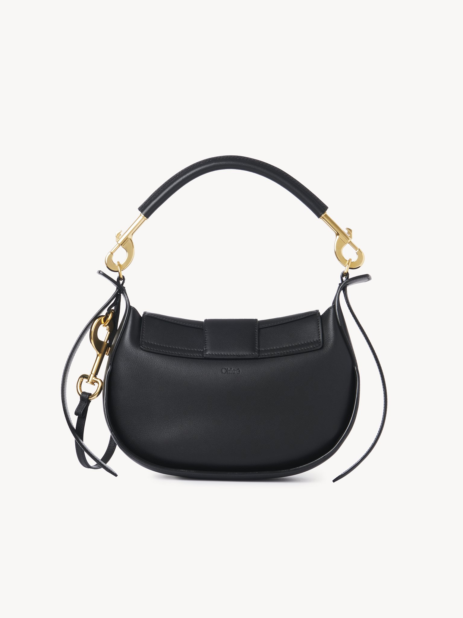 Chloé Ride shoulder bag in soft leather Smooth calfskin
Black Top view of the product