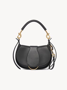 Chloé Ride shoulder bag in soft leather Smooth calfskin
Black