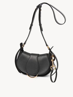 Small Chloé Ride crossbody bag in soft leather Smooth calfskin
Black Product detail