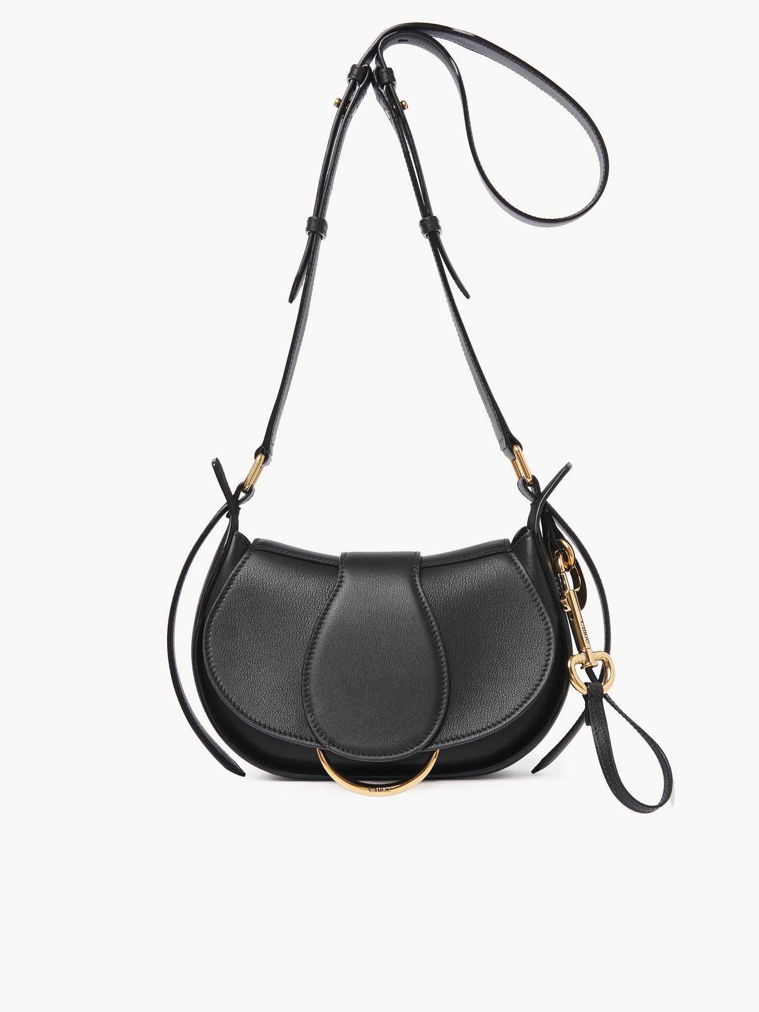 Small Chloé Ride crossbody bag in soft leather Smooth calfskin
Black