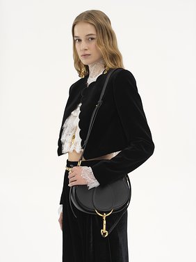 Small Chloé Ride crossbody bag in soft leather Smooth calfskin
Black Back view of the product