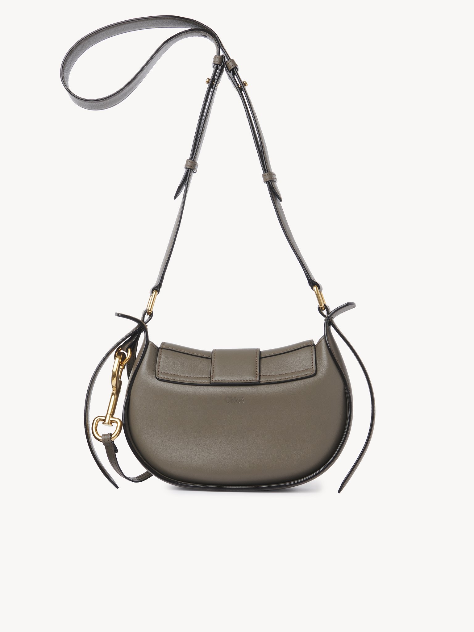 Small Chloé Ride crossbody bag in soft leather Smooth calfskin
Flannel Grey 