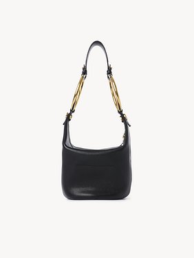 Small Bracelet handbag in grained leather Grained buffalo leather
Black 