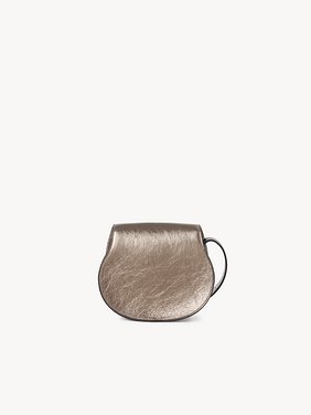 Small Marcie saddle bag in metallized leather Metallized calfskin
Shiny Grey Top view of the product