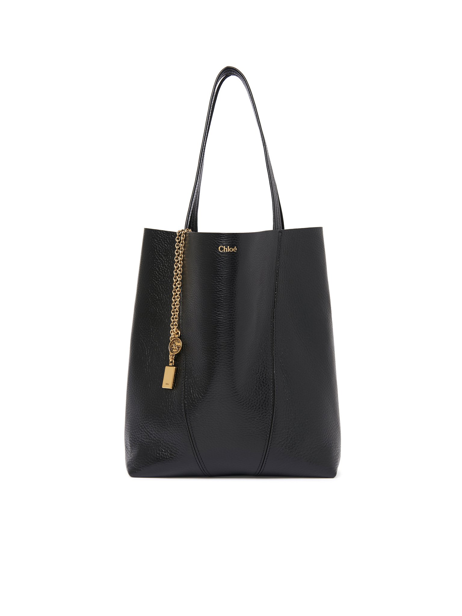 Bolso tote Chloé Spin de cuero granulado Cuero de becerro granulado brillante
Black Vista previa del artículo en la bolsa de la compra