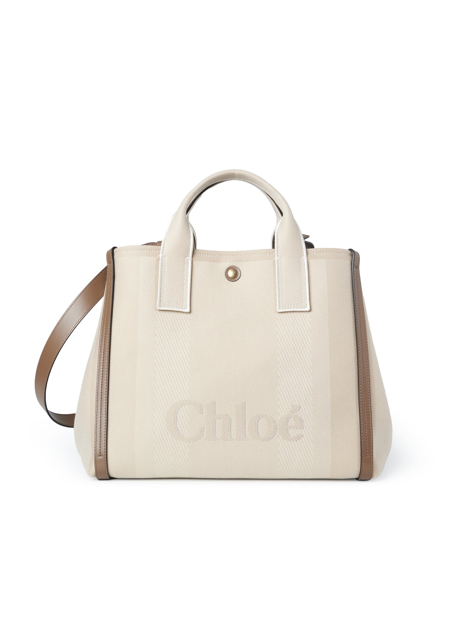 Bolso tote Chloé Carry de lona Lona de algodón
Vegetal Beige Vista previa del artículo en la bolsa de la compra