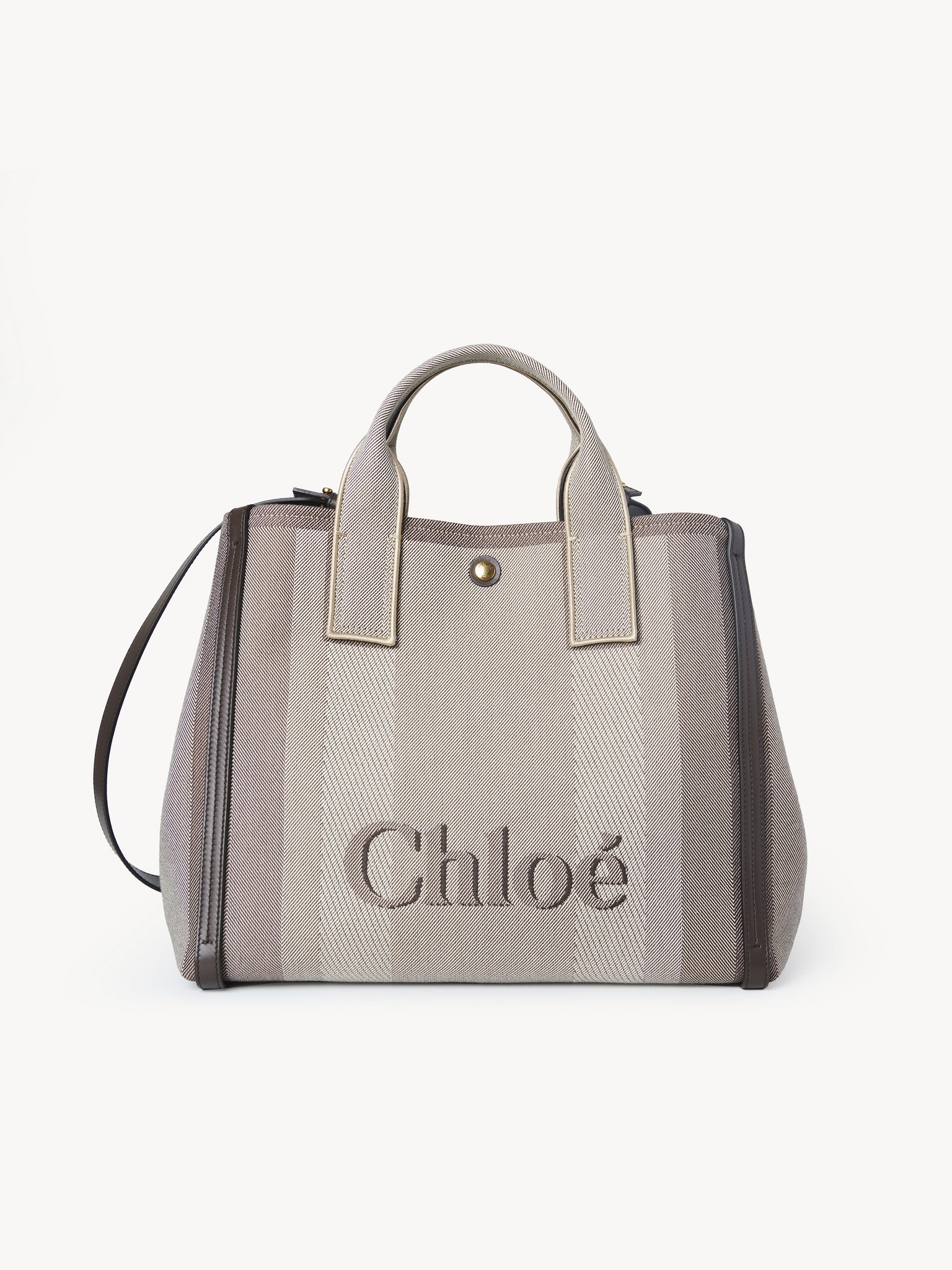 Chloé Carry tote bag in canvas Cotton canvas
Kohl Brown