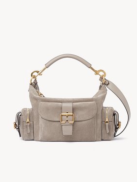 Camera bag in suede leather Suede calfskin
Motty Grey