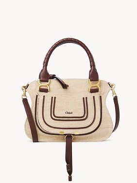 Small Marcie bag in raffia-effect fibers Raffia-effect fibers
Hot Sand