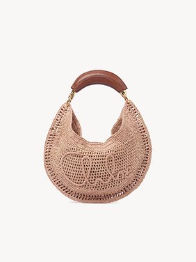 Summer Banana hobo bag in raffia Raffia & calfskin
Summery Beige