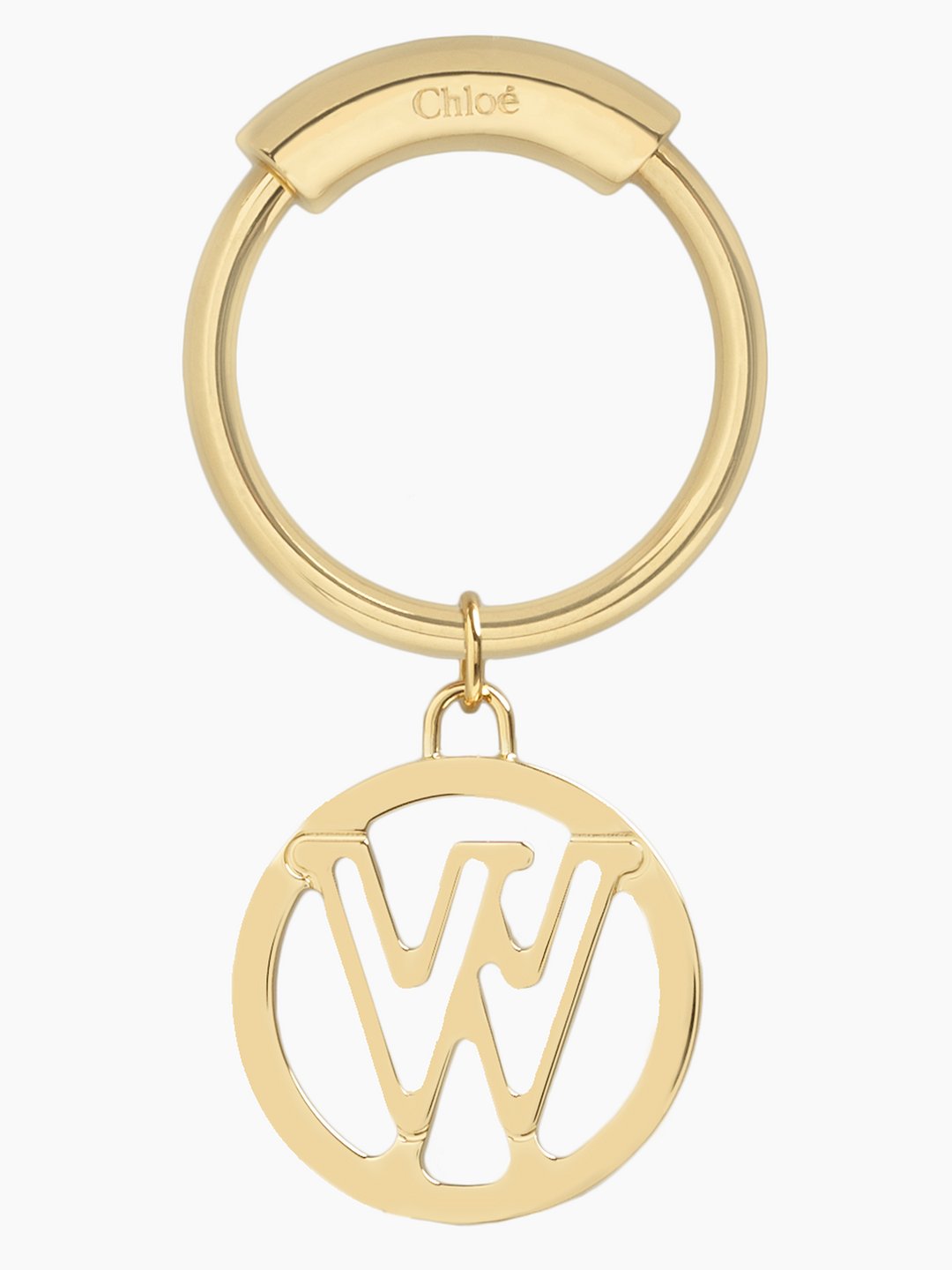 W Chloe Doll Charm In Classic Gold Brass Chloe Ae