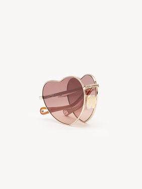 Milane sunglasses Gold metal
Gradient Red/Orange lenses 