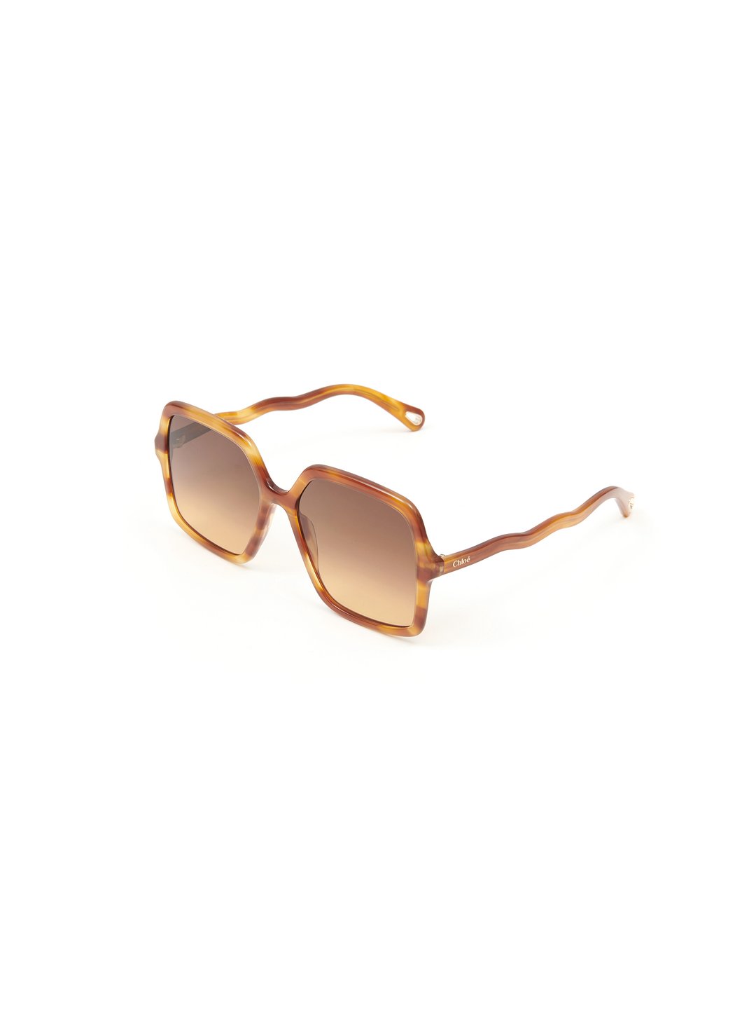 Zelie Square Sunglasses In Bio Based Material Chloé Th