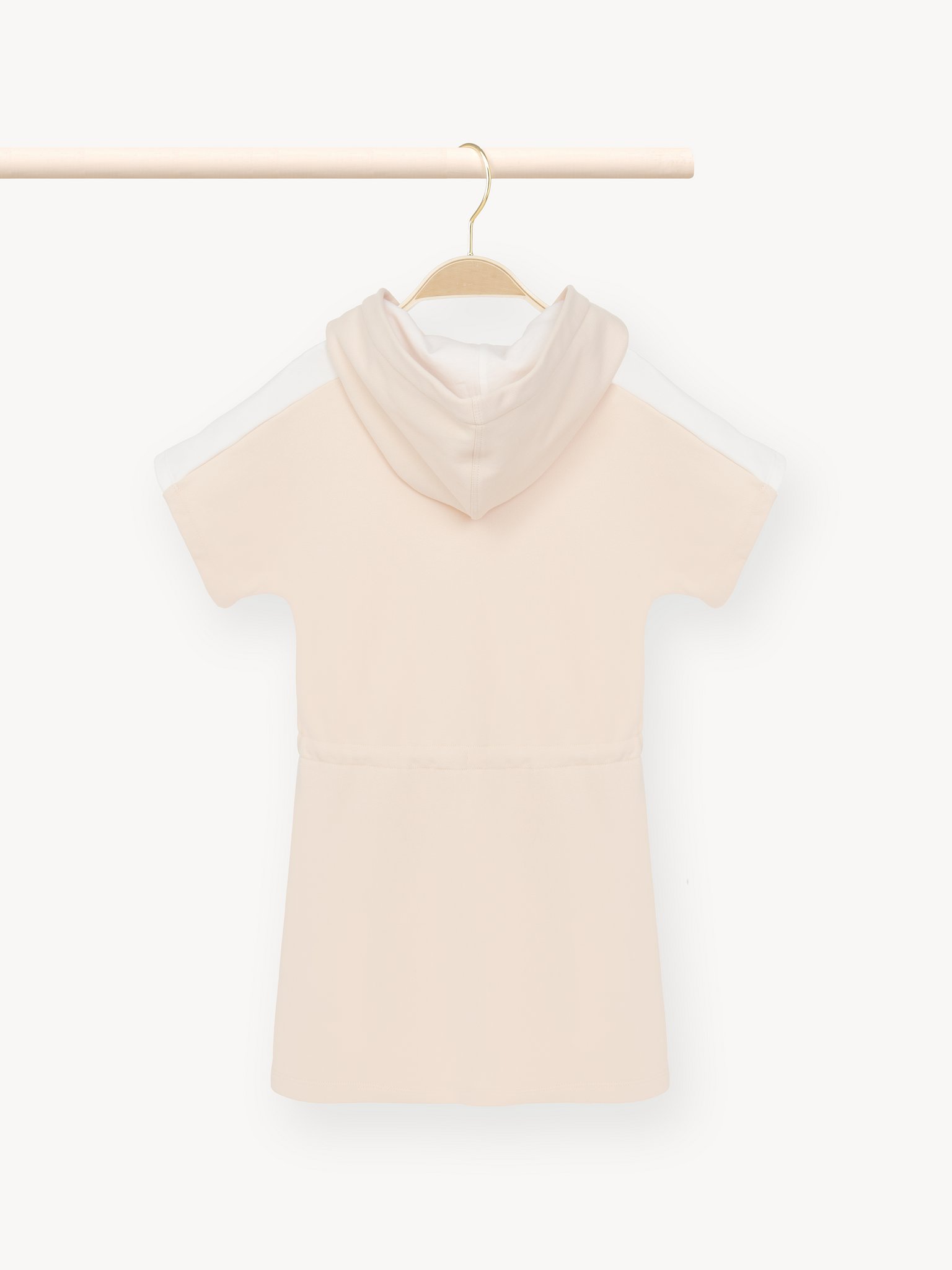 Hooded dress Organic cotton
Powder Pink Product detail