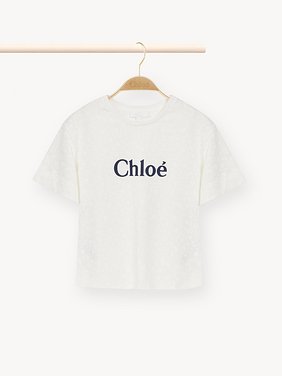 Chloé logo T-shirt Cotton jersey
Off White