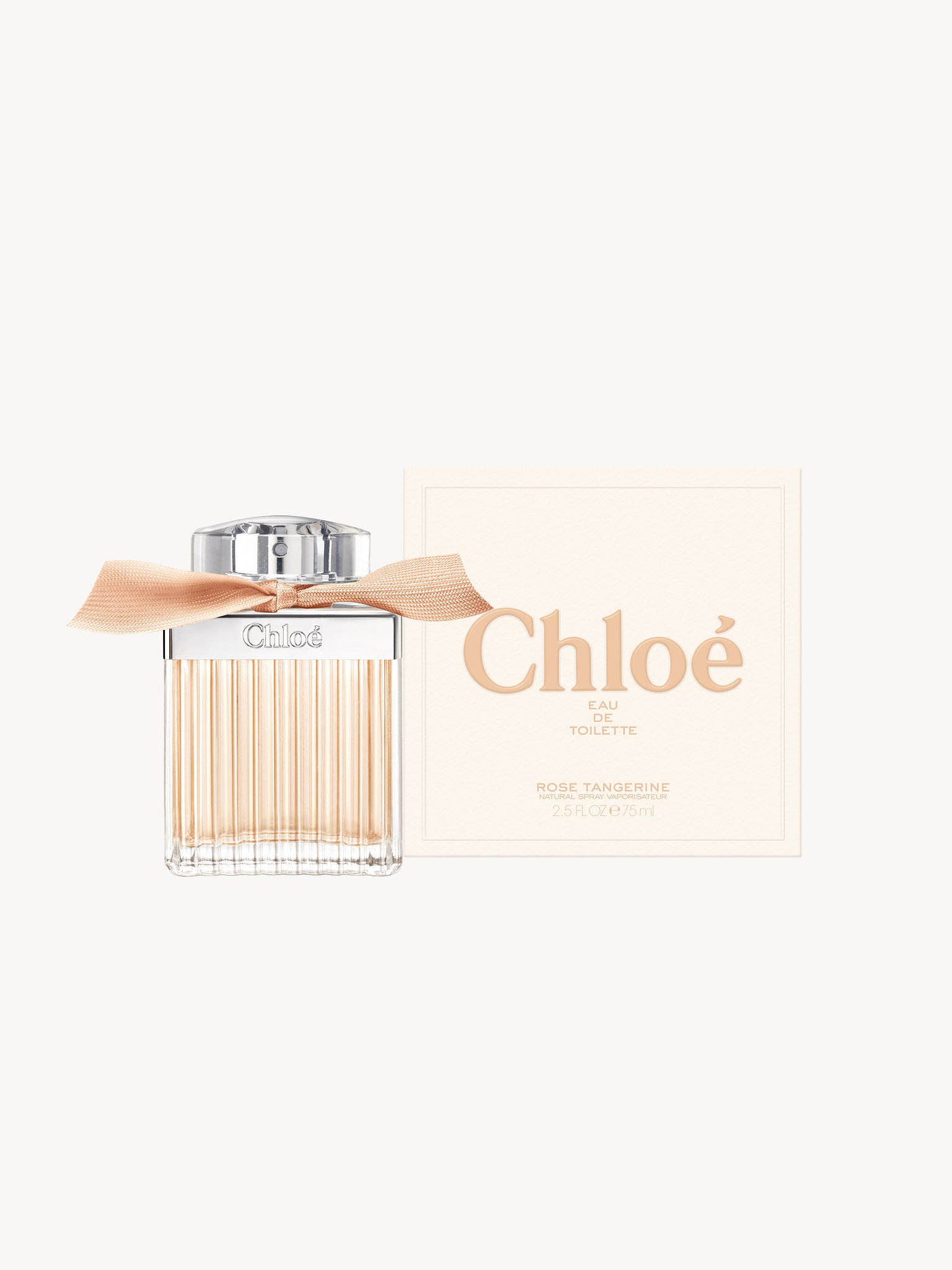 Chloé Rose Tangerine Eau de Toilette オードトワレ 商品を後面からとった写真